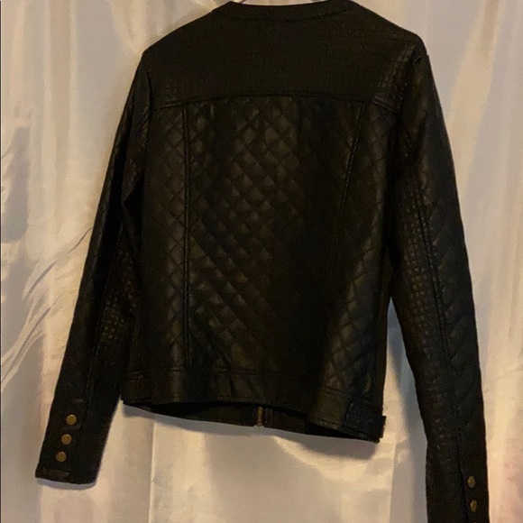 Cuesta Blanca  Black leather jacket size 8 - Picture 4 of 5